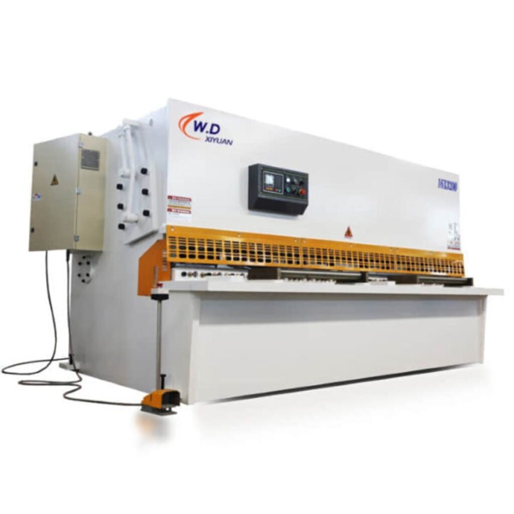 Hydraulic guillotine shearing machine