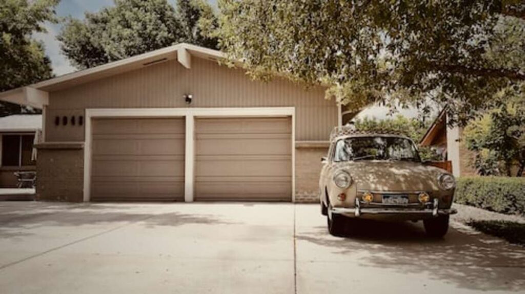 oak framed double garage