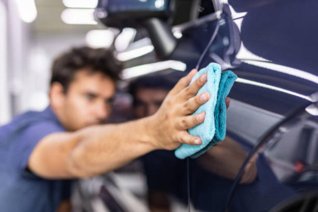 Auto Detailing a Car