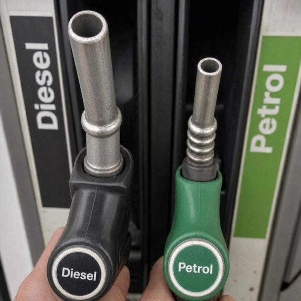 Wrong fuel in car